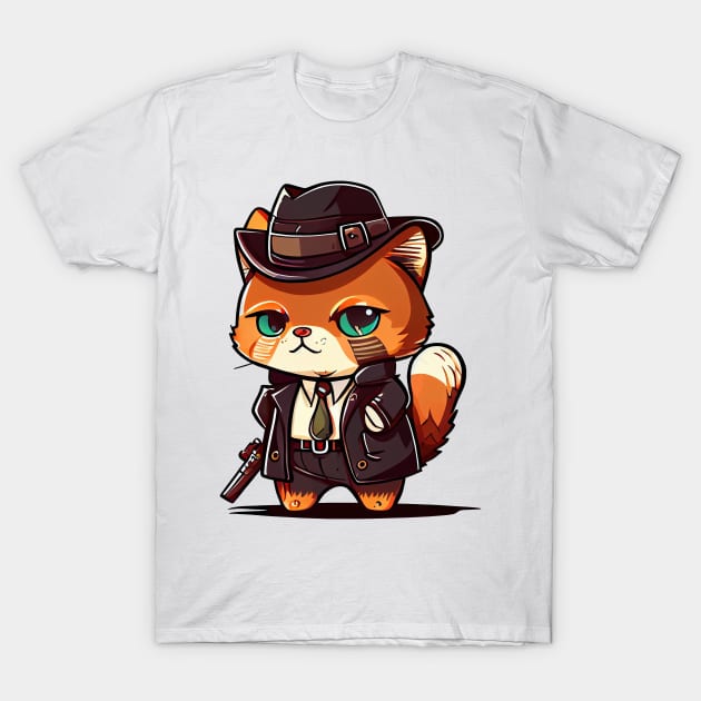 Cute pet, funny pet, boss pet, pirate pet, gangster pet, lovely pet. T-Shirt by NCT ART